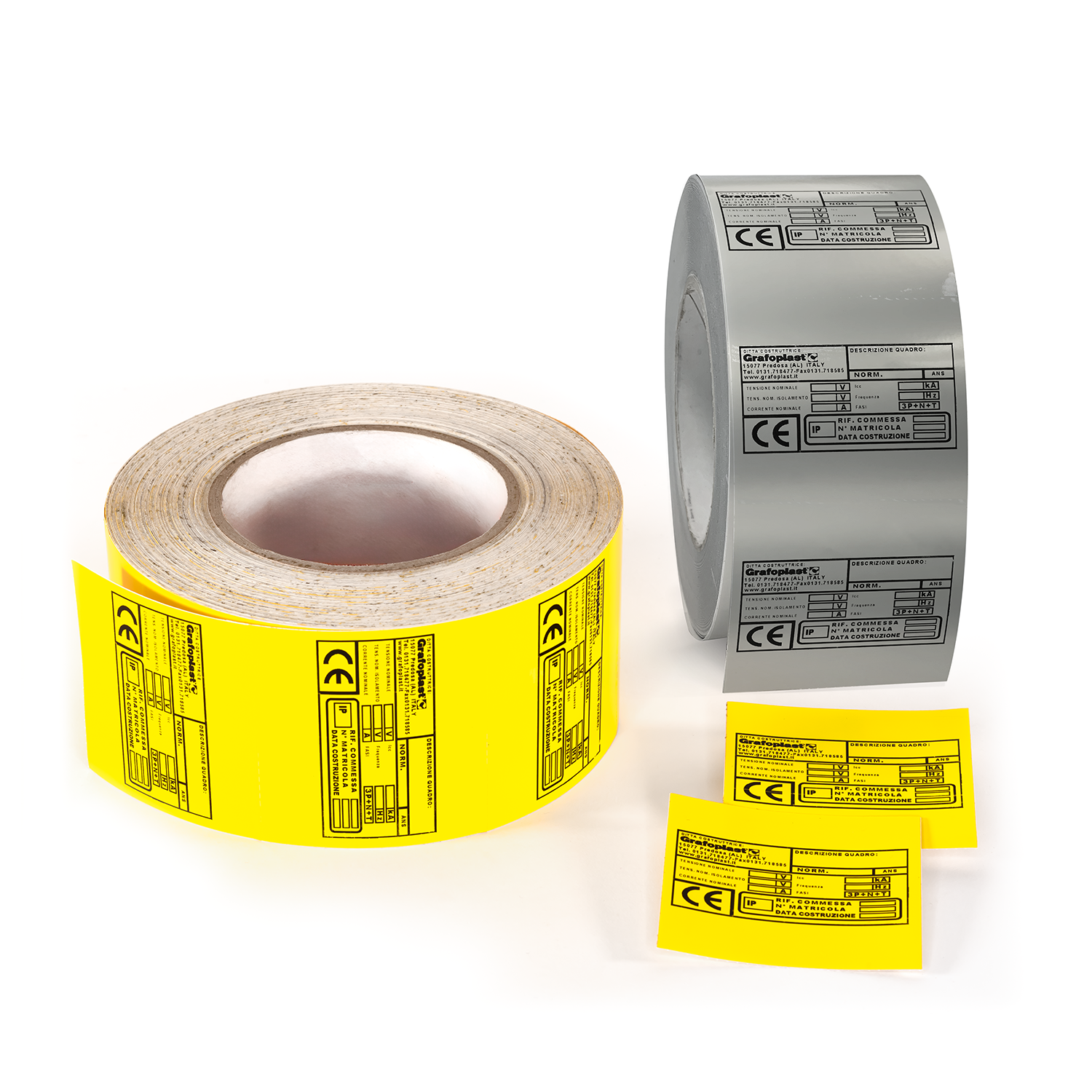 FILM CONTINUO ADES. PVC GIALLO W10X125MT