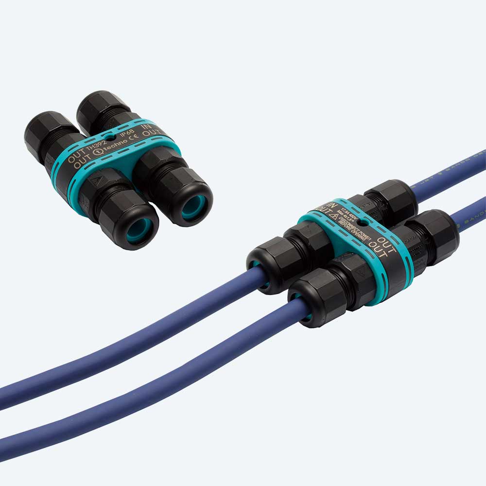 KIT MINI-DISTRIBUTOR 4WAYS 4P SCREW IP68