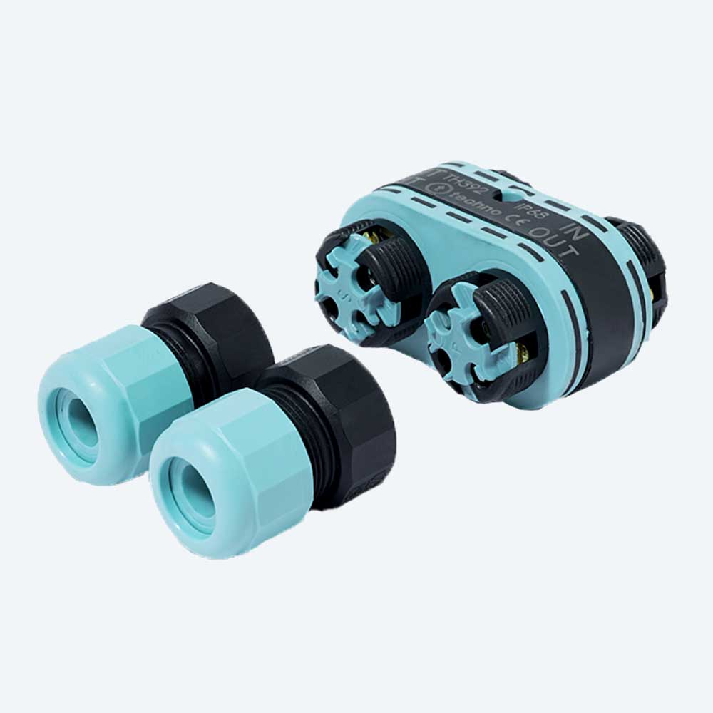 MINI-DISTRIBUTOR XDRY 3WAYS 4P SCREW IP68