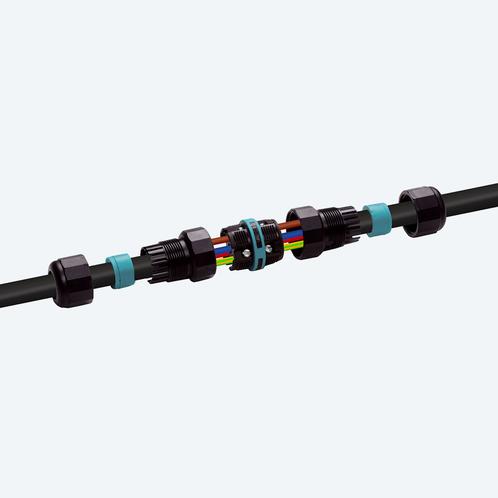 MINI CONNECTOR LINEAR 3P SCREW D7-12 IP68